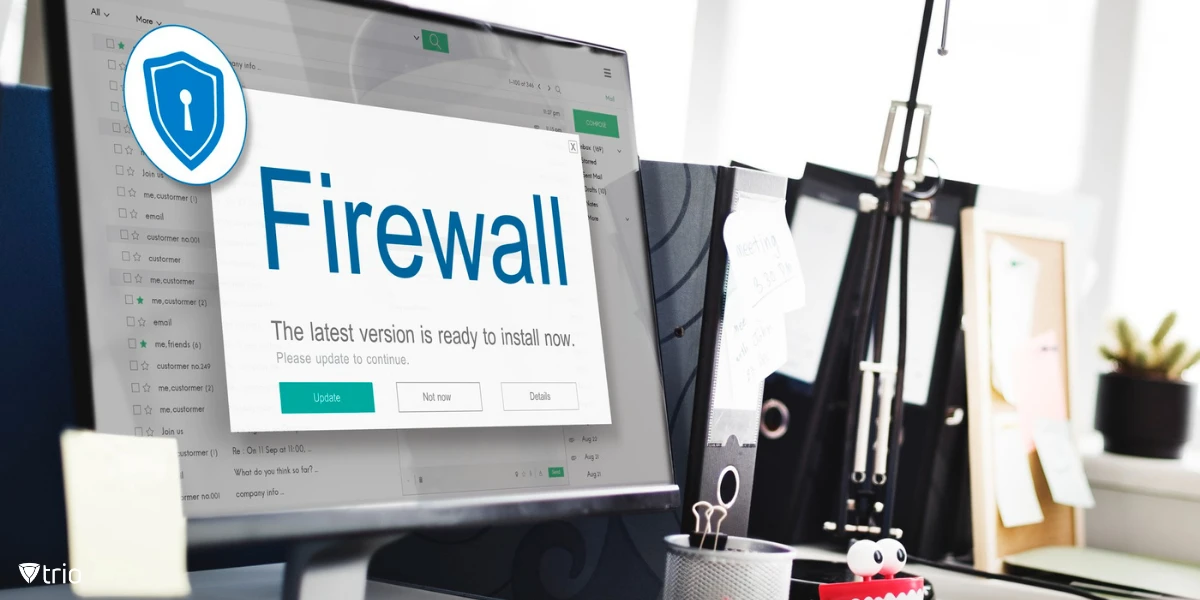 Firewall Antivirus Alert Protection Security Caution Concept