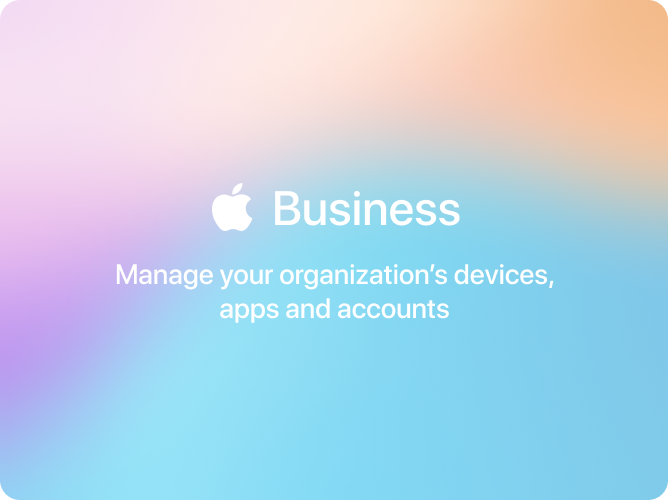 Apple Business Management Integration - Trio